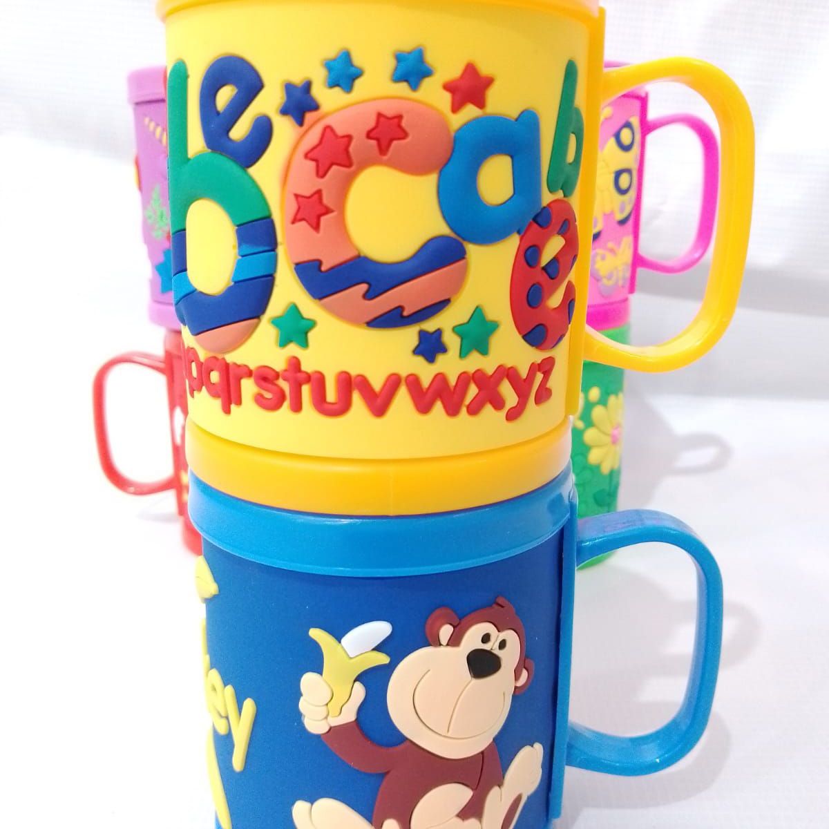 GENERICO - Taza De Plastico Con Diseño 3D En Silicona Color Azul