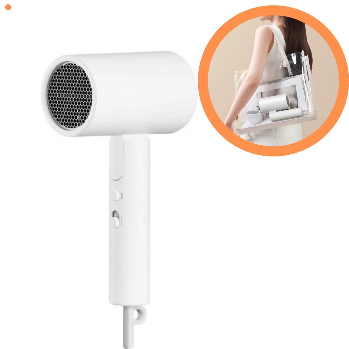 XIAOMI - Xiaomi Secador de pelo compacto H101 BLANCO