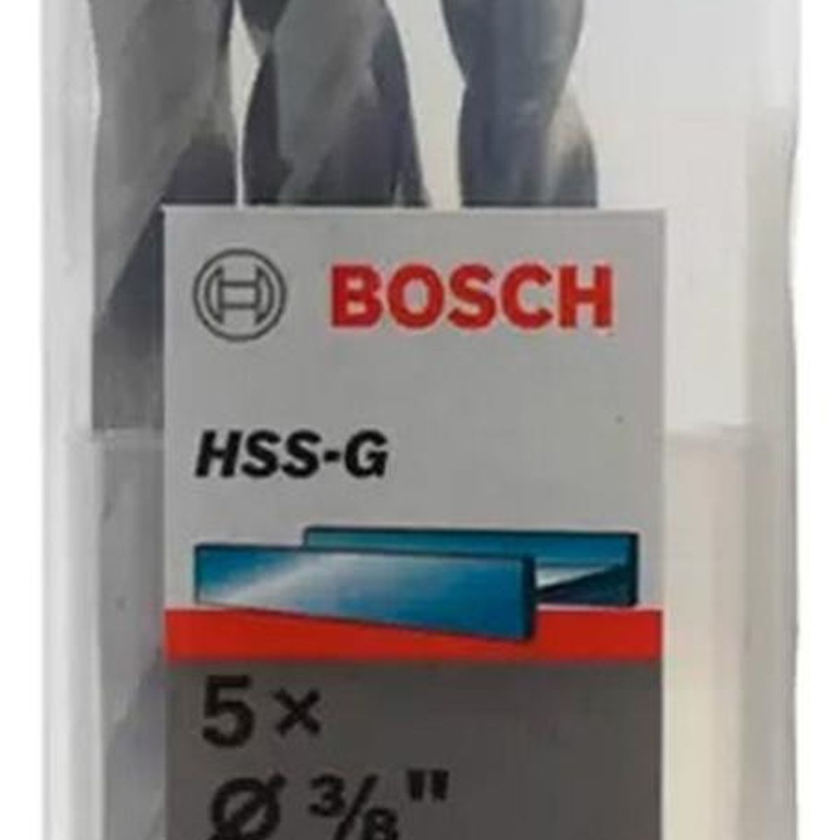 BOSCH - Bosch Broca Metal HSS-G X5U  9.5mm  3/8"
