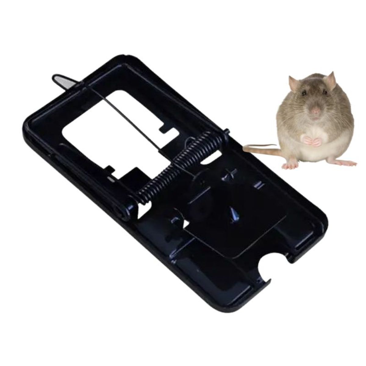 GENERICO - PACK X3 TRAMPA DE METAL PARA RATONES RÁPIDA Y EFECTIVA