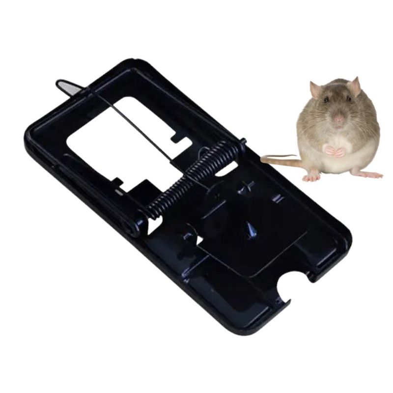 GENERICO - PACK X3 TRAMPA DE METAL PARA RATONES RÁPIDA Y EFECTIVA