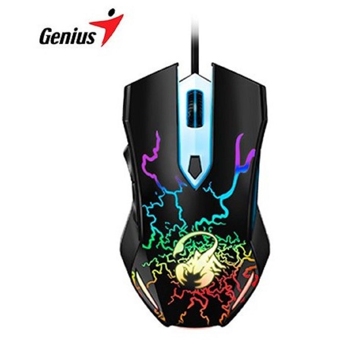 GENIUS - Mouse Gaming Genius Scorpion USB Iluminacion RGB