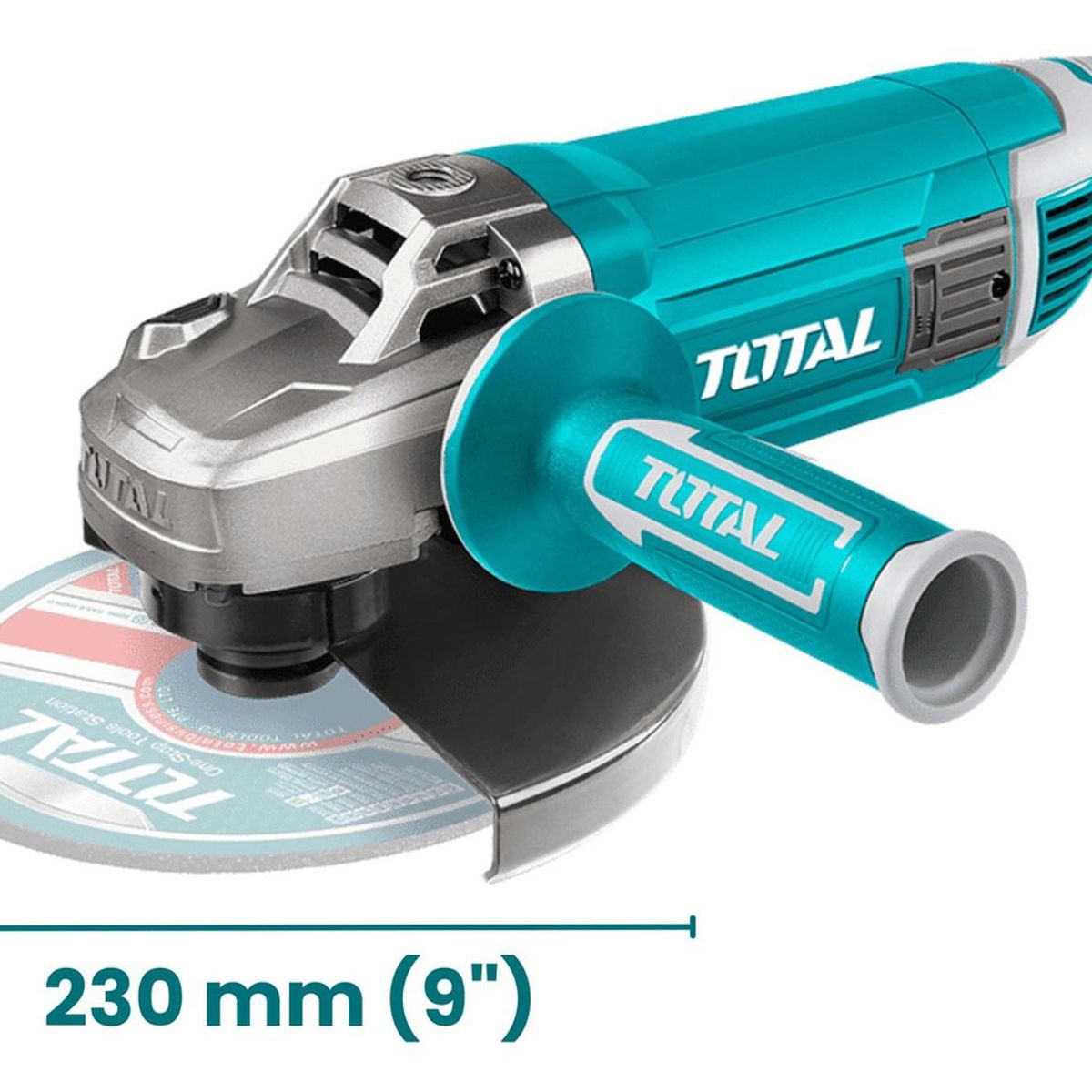 TOTAL - Amoladora angular 9 3000W Industrial Total
