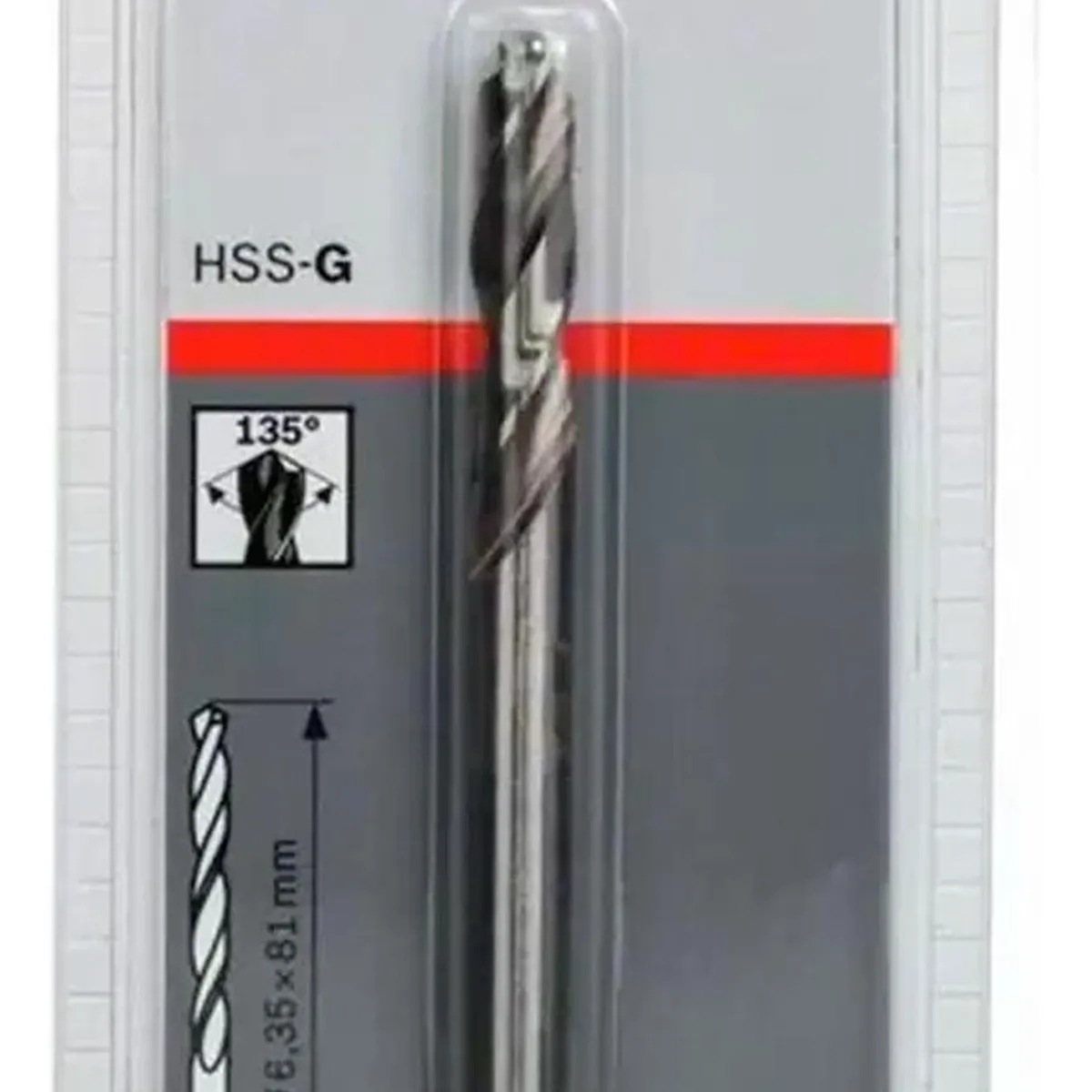 BOSCH - Bosch Broca piloto HSS-G  1/4" x 81mm
