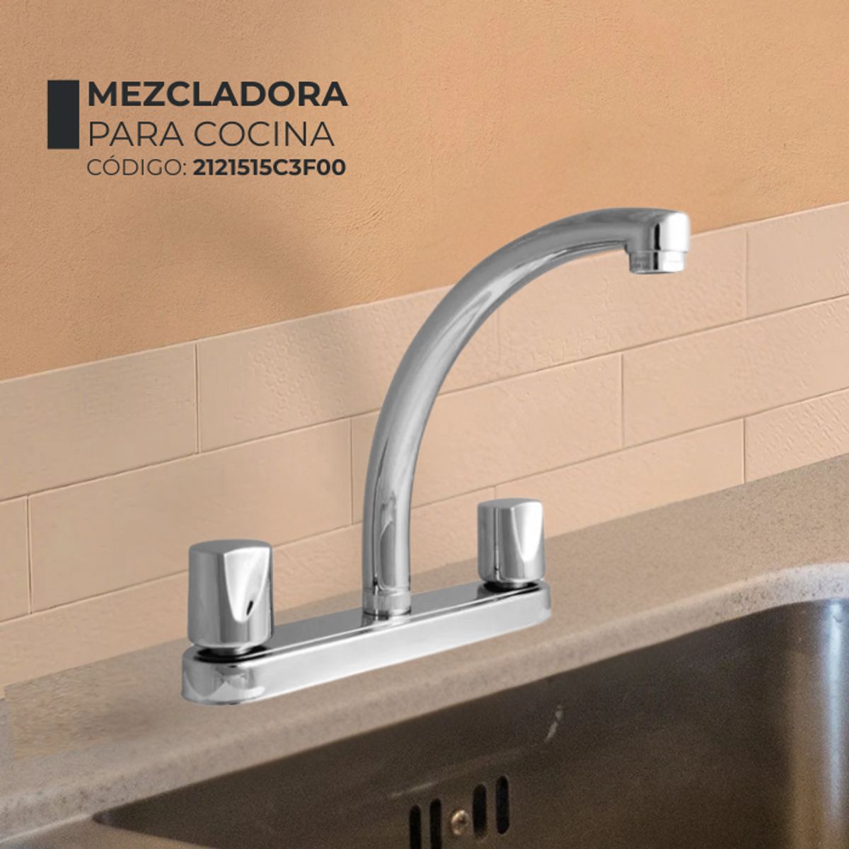 VAINSA - MEZCLADORA PARA COCINA AL MUEBLE CLASS VAINSA