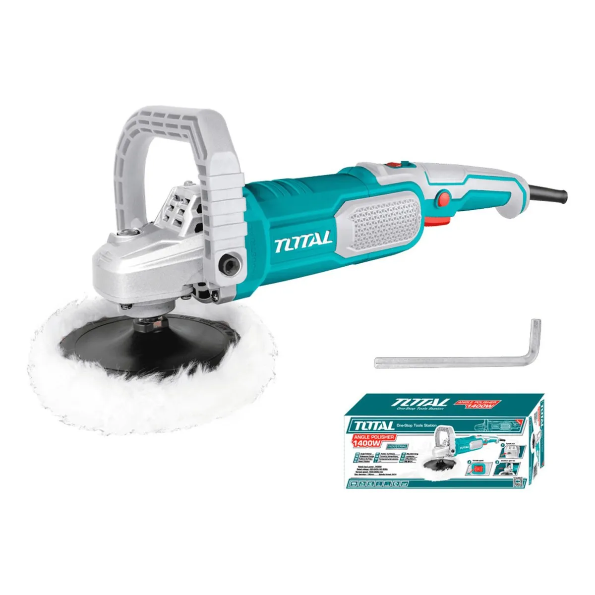 TOTAL TOOLS - Pulidora angular 1400w industrial Total