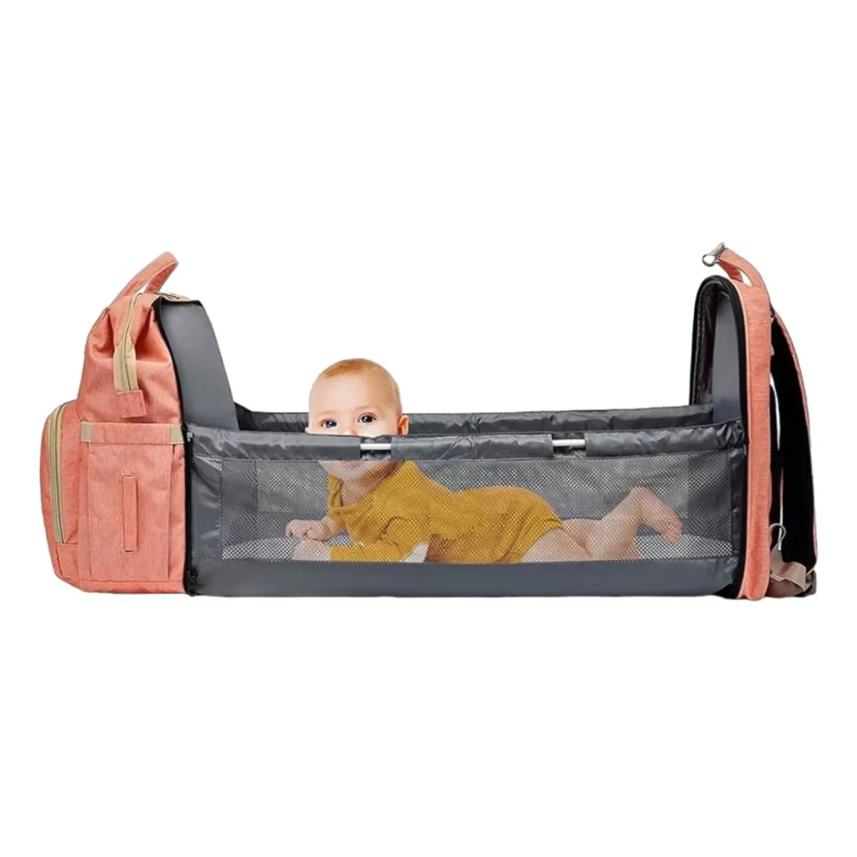 INSPIRA MARKET - Mochila pañalera organizador portabiberon y pañales expandible