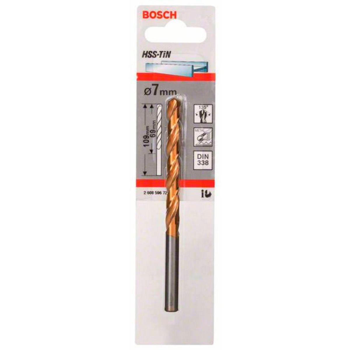 BOSCH - Broca Bosch Hss-Tin 7mm