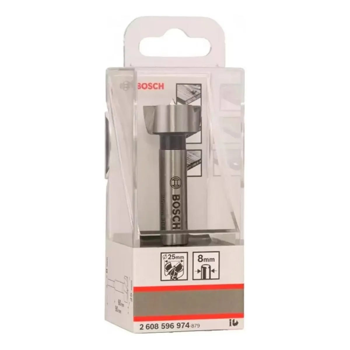 BOSCH - Broca Madera Forstner BIsagra Bosch 25 mm