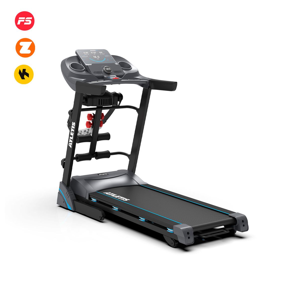 ATLETIS - Trotadora X900 Ultra 16km/h 2.0 HP Multifunción