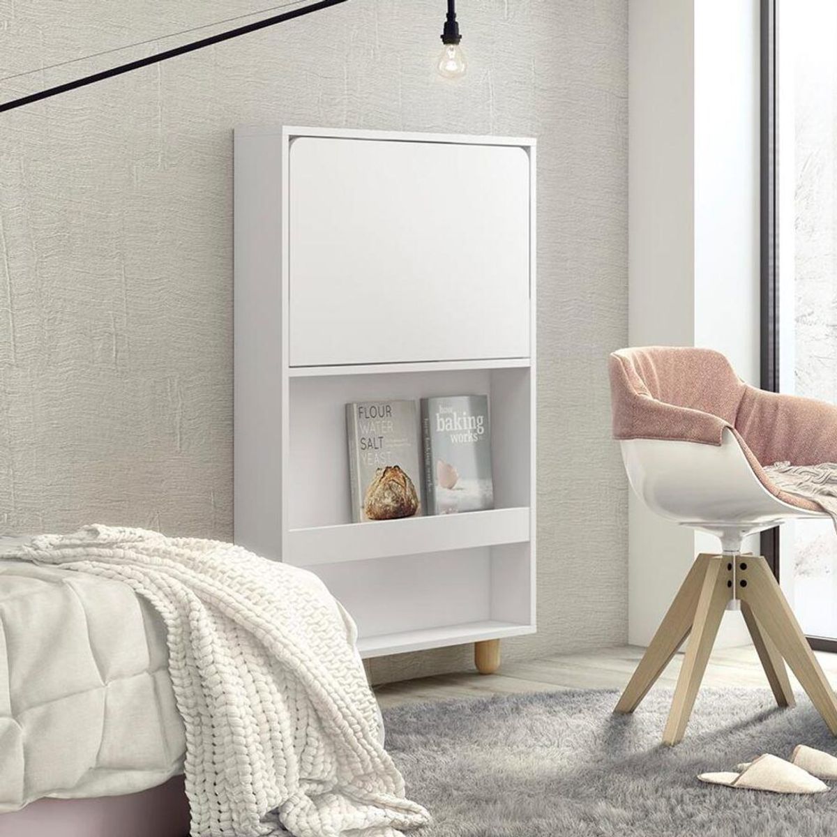 TU MESITA - Escritorio Abatible Rossy color Blanco TU MESITA