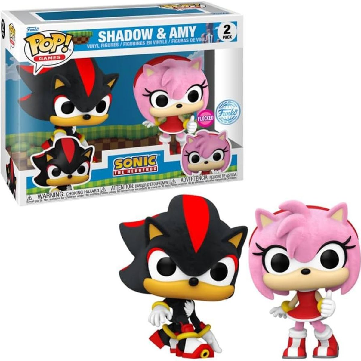 FUNKO - SONIC SHADOW Y AMY FUNKO POP