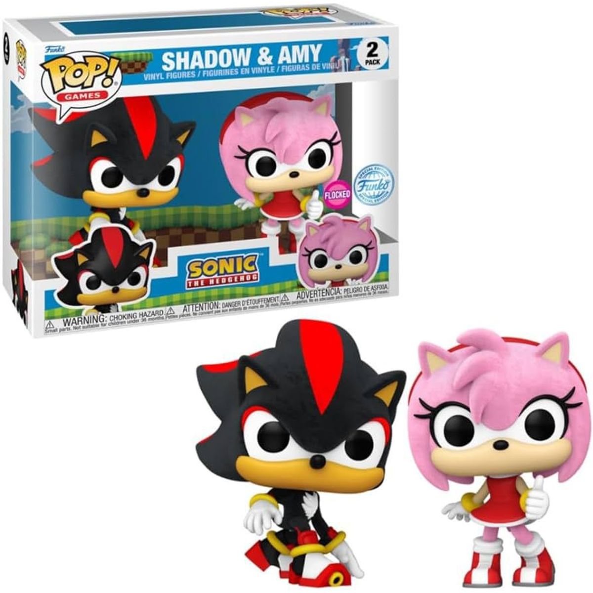 FUNKO - SONIC SHADOW Y AMY FUNKO POP