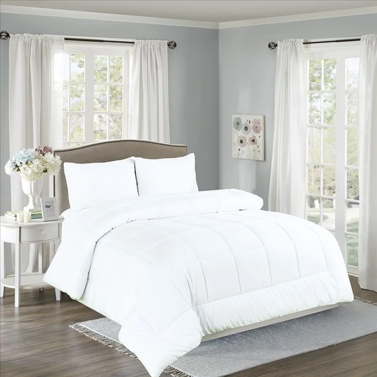 CASATEX - Edredón + Juego de sábanas King size 100% Algodón