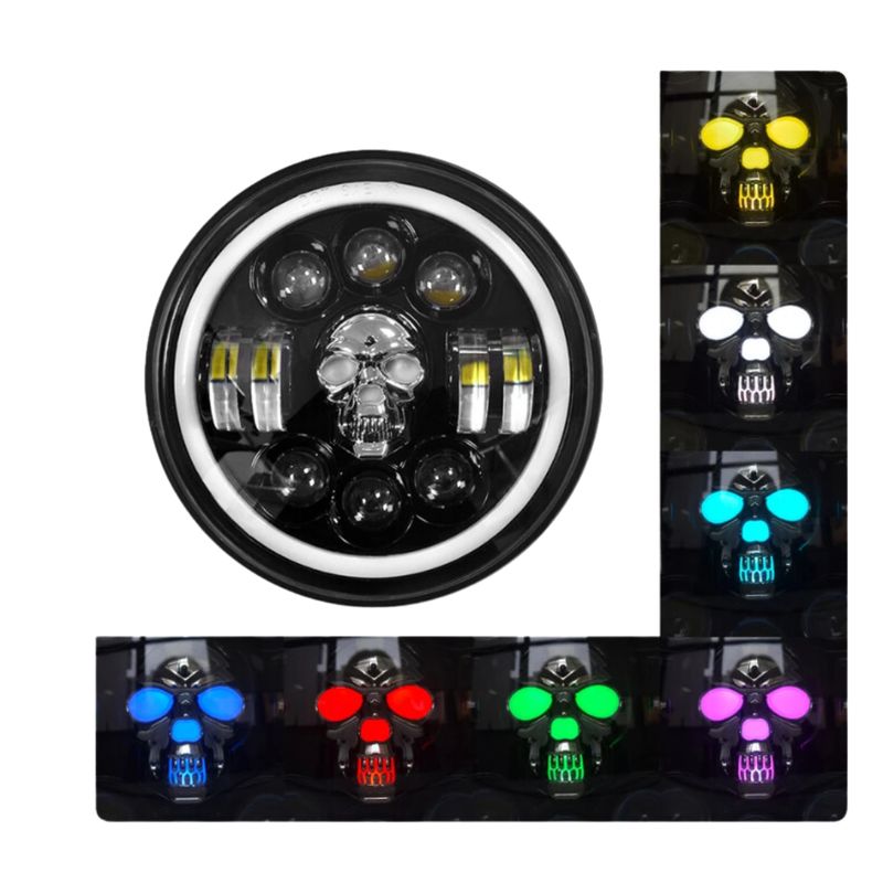 INMESOL - FARO LED 7 PULGADAS MODELO CALAVERA 4000 LM