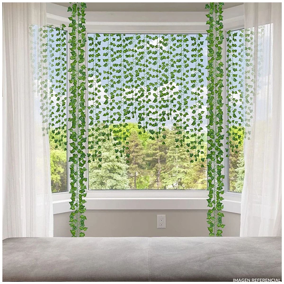 INSPIRA MARKET - Guirnalda planta artificial para decorar habitaciones y ambientes 2mt