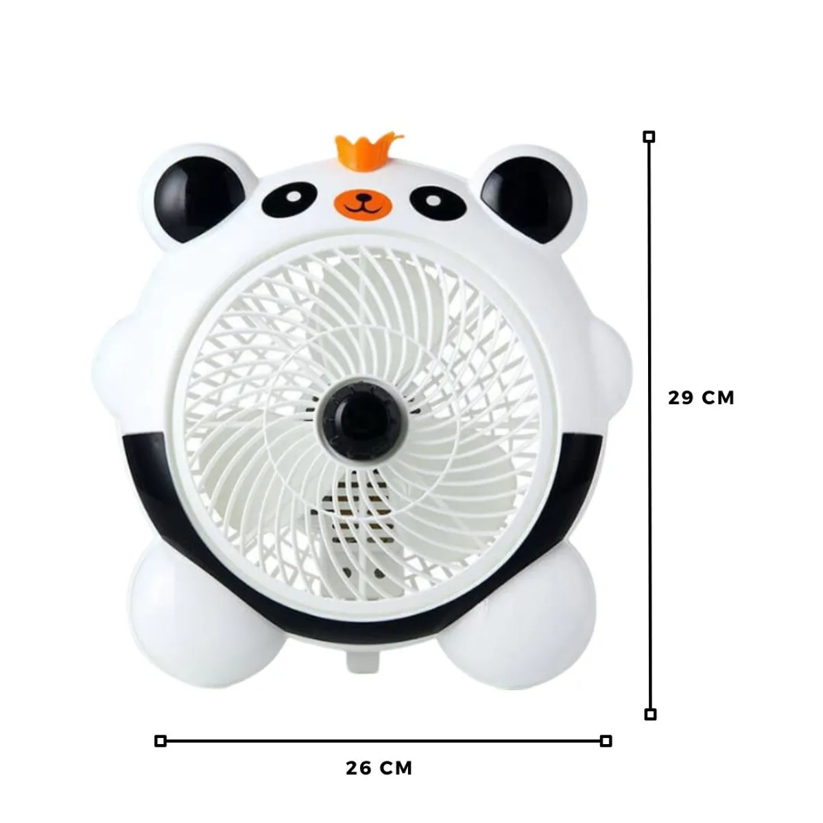 GENERICO - Ventilador Kawai de 2 Velocidades Modelo Panda