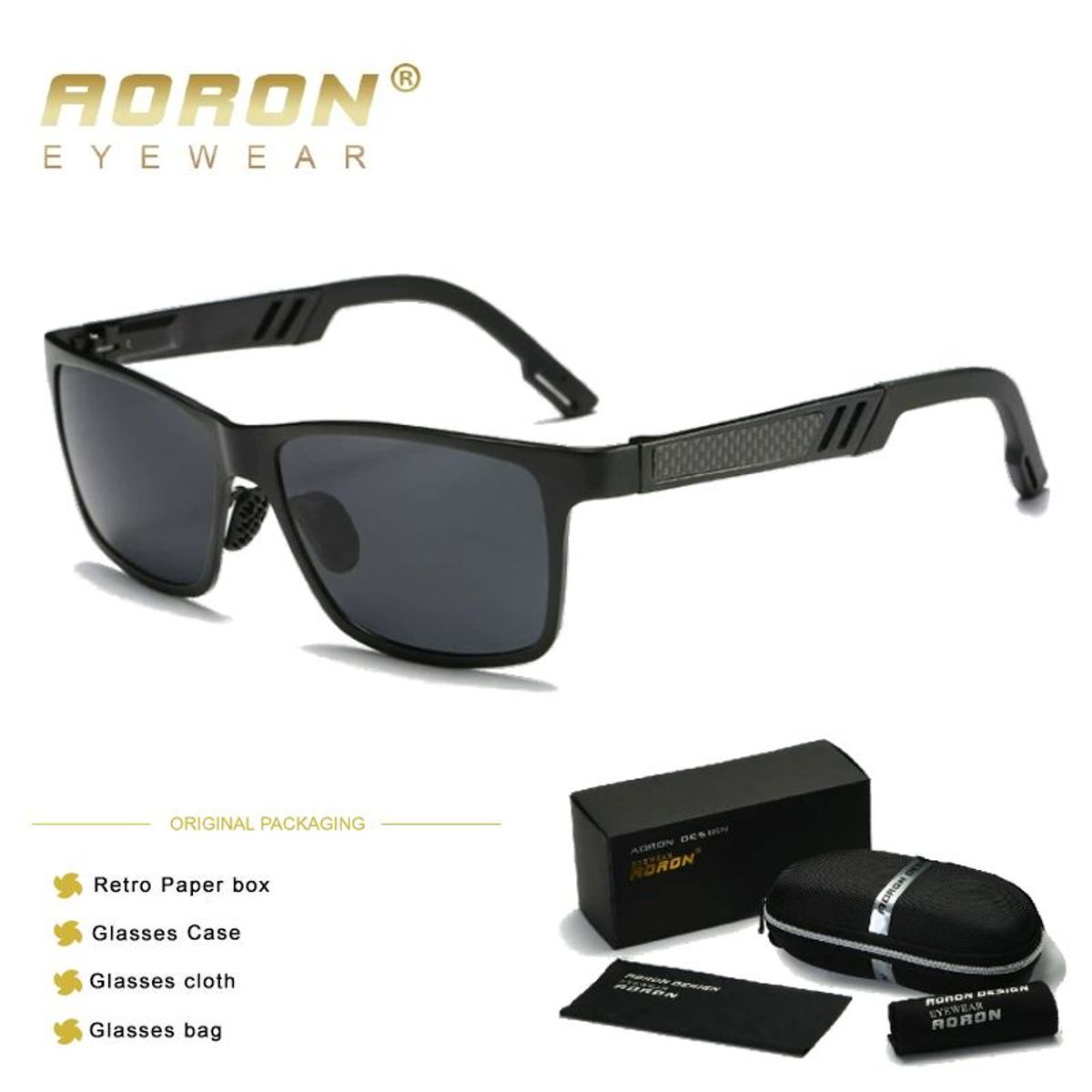 GENERICO - Lentes de Sol AORON  Sport - Polarizados - UV400