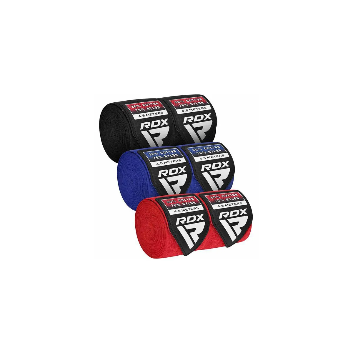 RDX - Venda Box  Pack x3 RDX Rojo Negro Azul