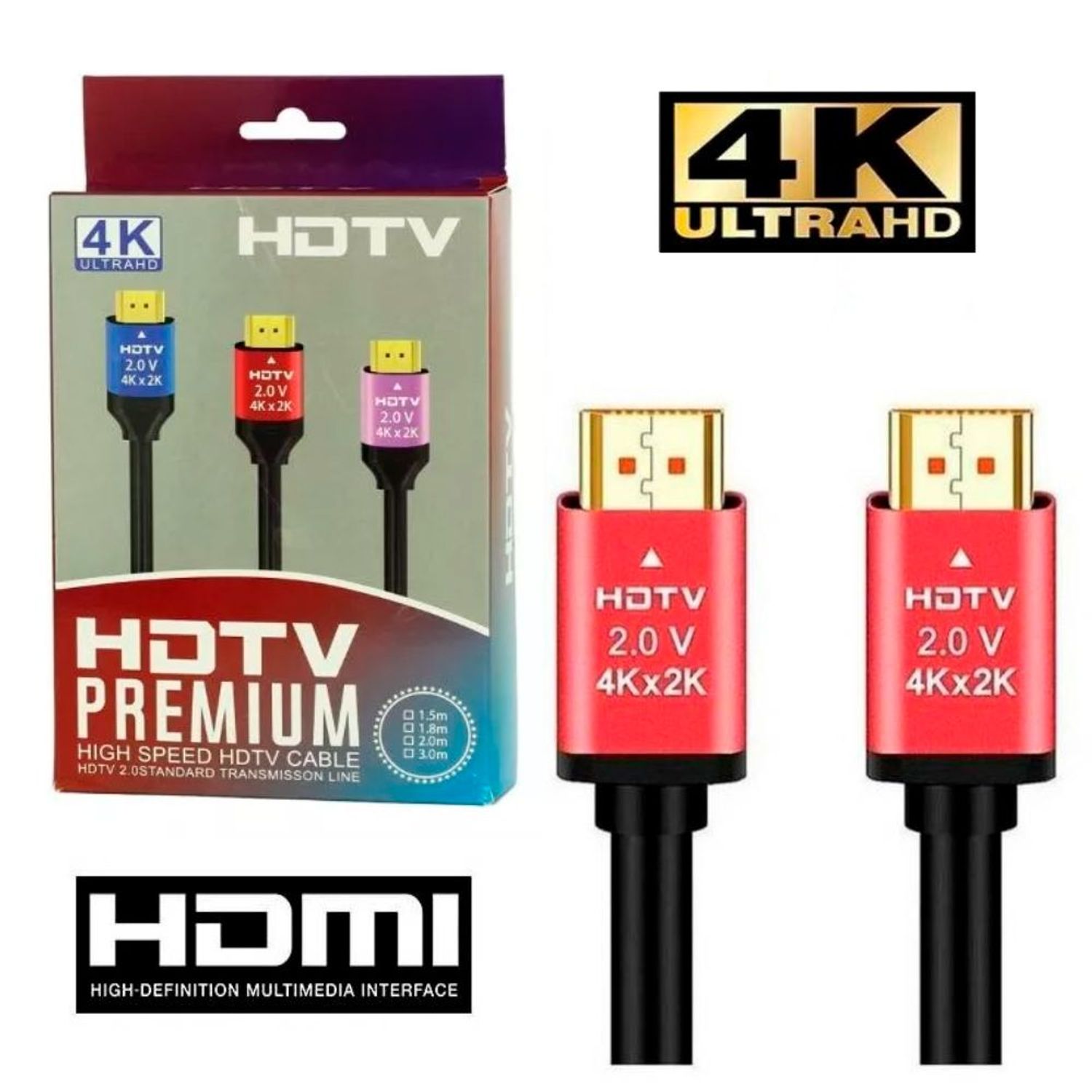 Cable Hdmi 4k Ultra Hd Alta definicion HDTV Premium 20 Metros