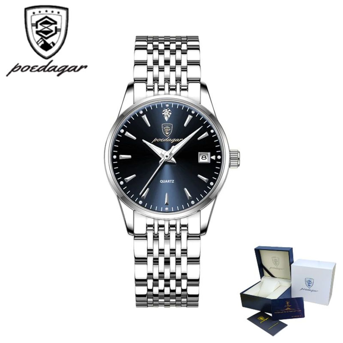 GENERICO - Reloj POEDAGAR para Mujer - Elegante - Acero_.