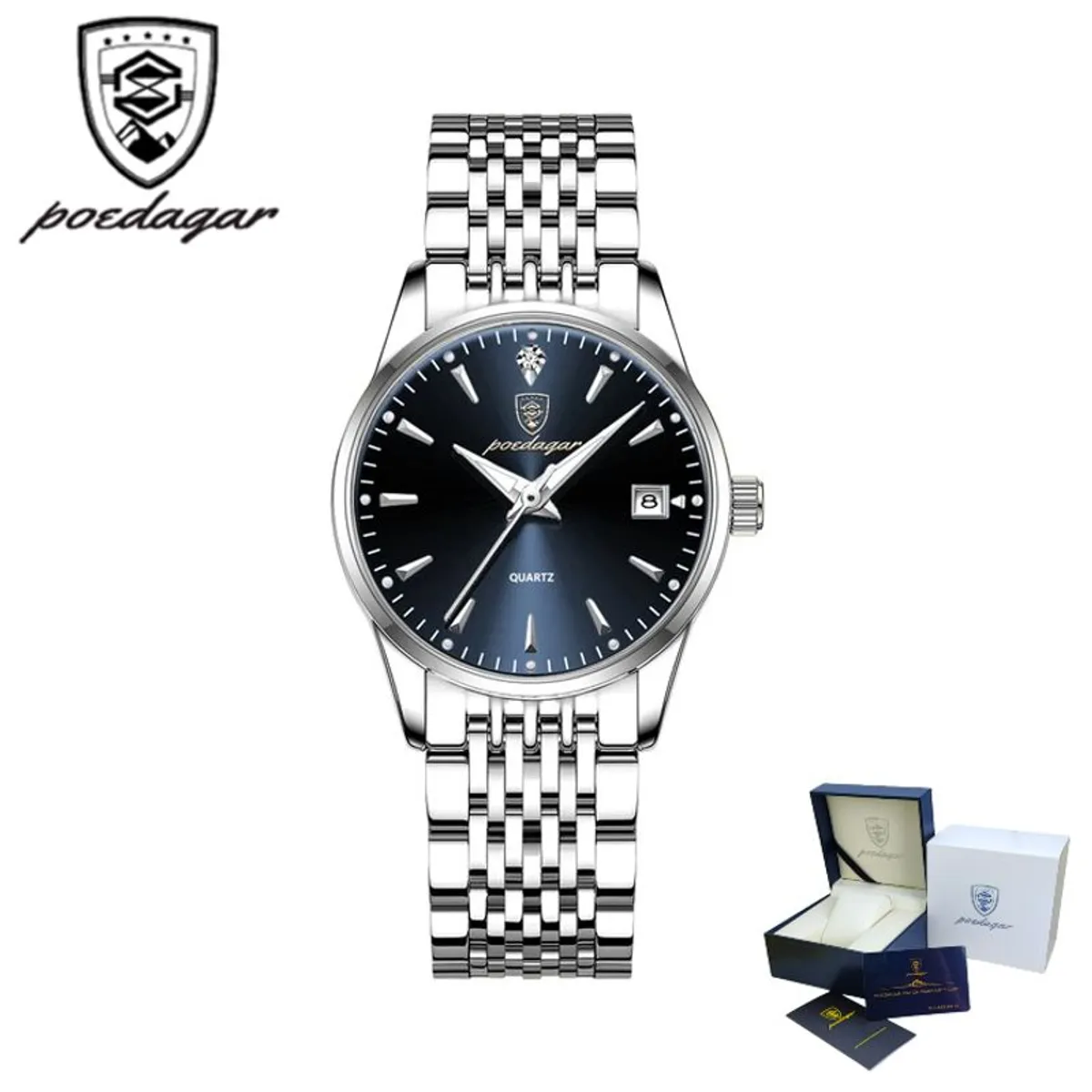 GENERICO - Reloj POEDAGAR para Mujer - Elegante - Acero_.