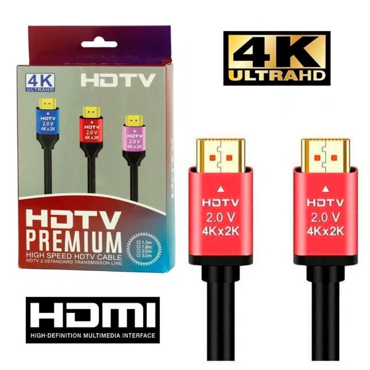 SEISA - Cable Hdmi 2.0 4k Ultra Hd Alta HDTV definicion Premium 10 Metros