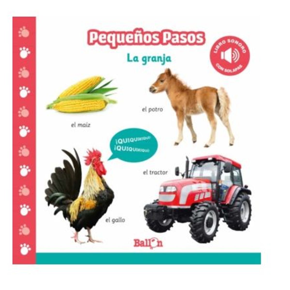 GENERICO - LIBRO DE SONIDO GRANJA PEQUEÑOS PASOS