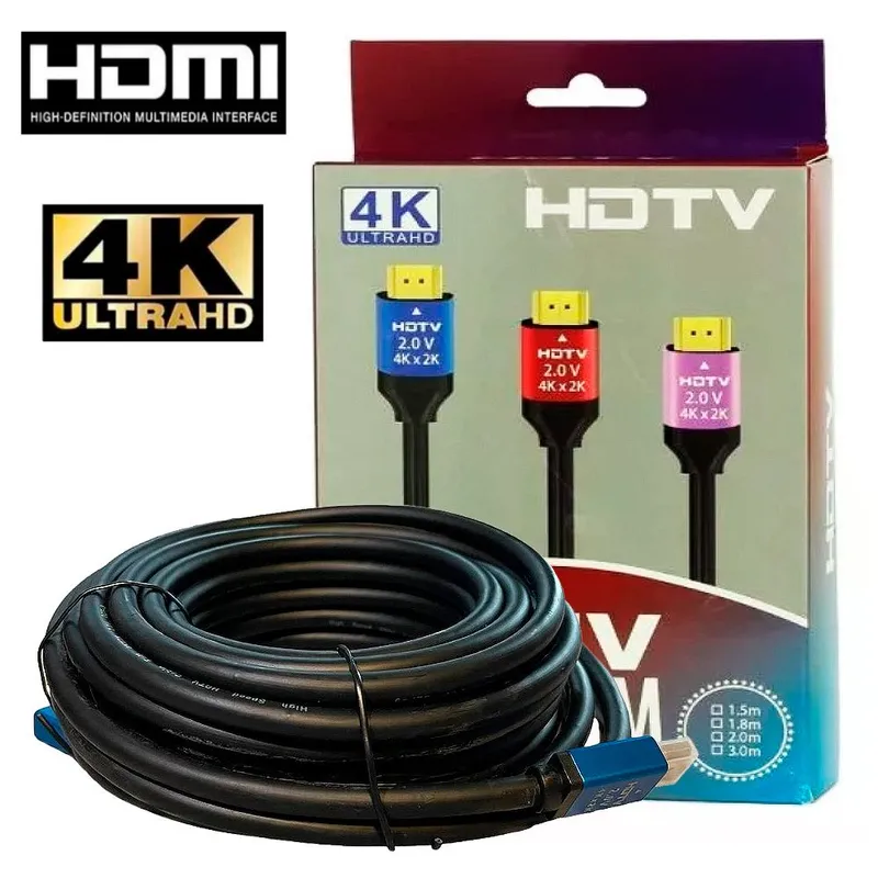 Cable Hdmi 4k Ultra Hd Alta definicion HDTV Premium 20 Metros