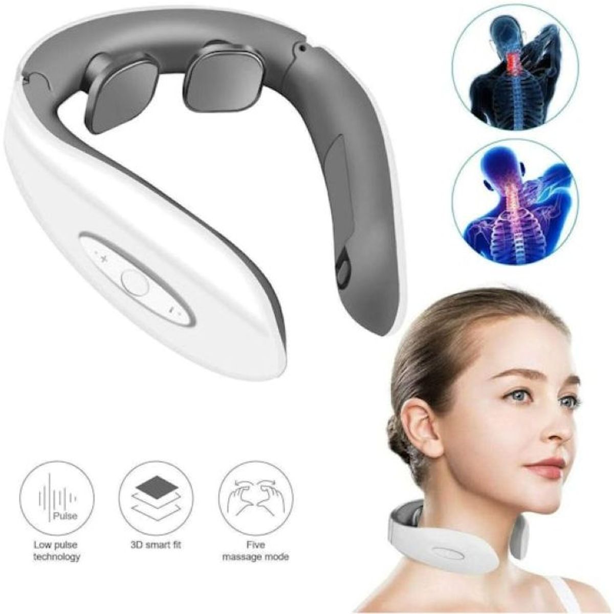 GENERICO - Masajeador De Cuello Inteligente Inalámbrico