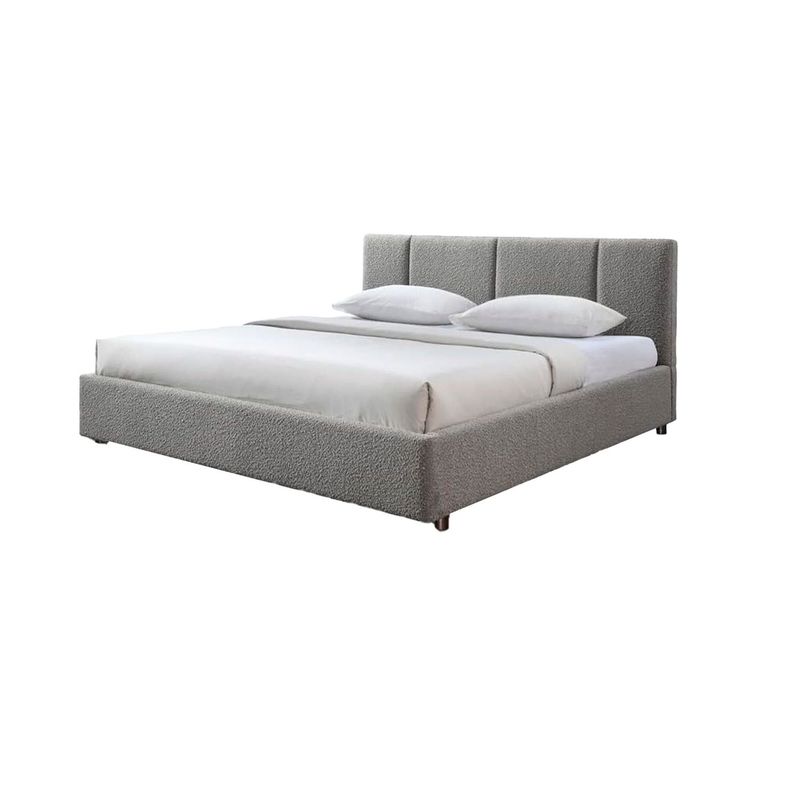 GENERICO - Cama Tapizada Tebas 2 Plazas