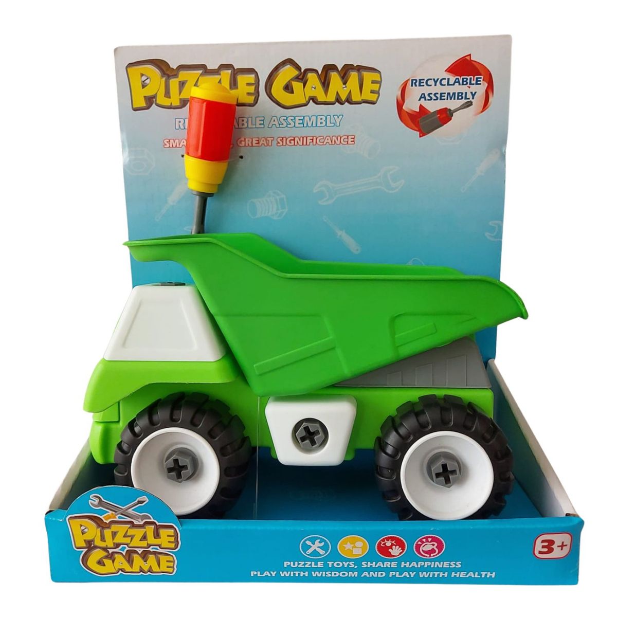 GENERICO - CAMION DE JUGUETE VERDE