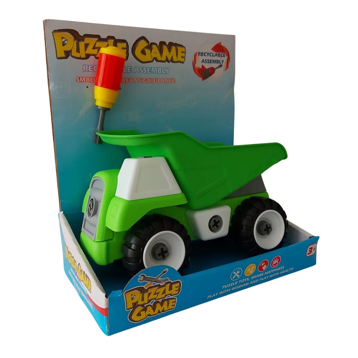 GENERICO - CAMION DE JUGUETE VERDE