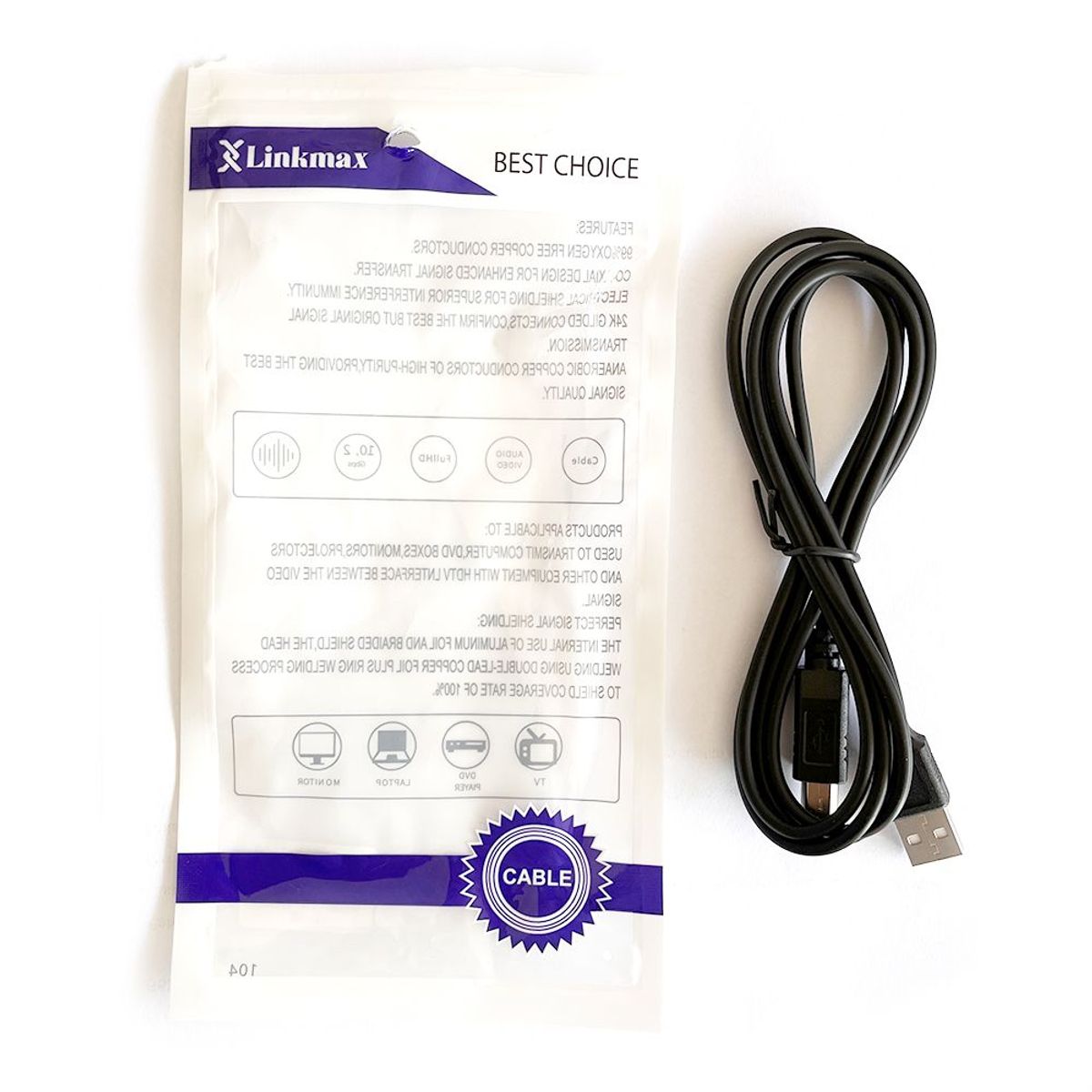 GENERICO - Cable Impresora Escanner de USB 2.0 1.5 Metros