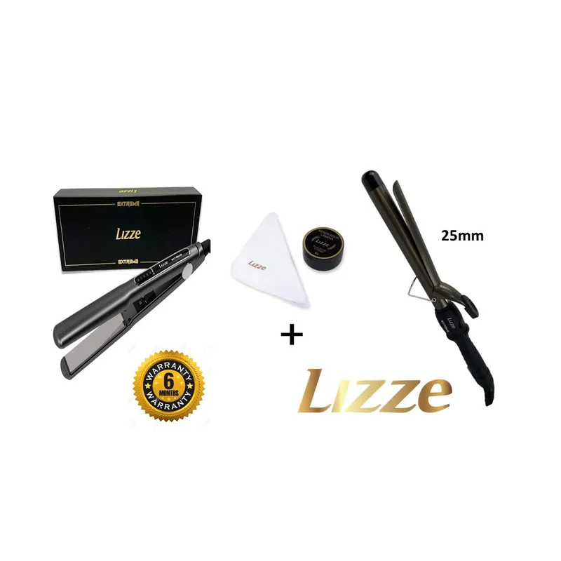 LIZZE - Lizze Pack Plancha Extreme + Risador Extreme 25mm + Kit Pulimento