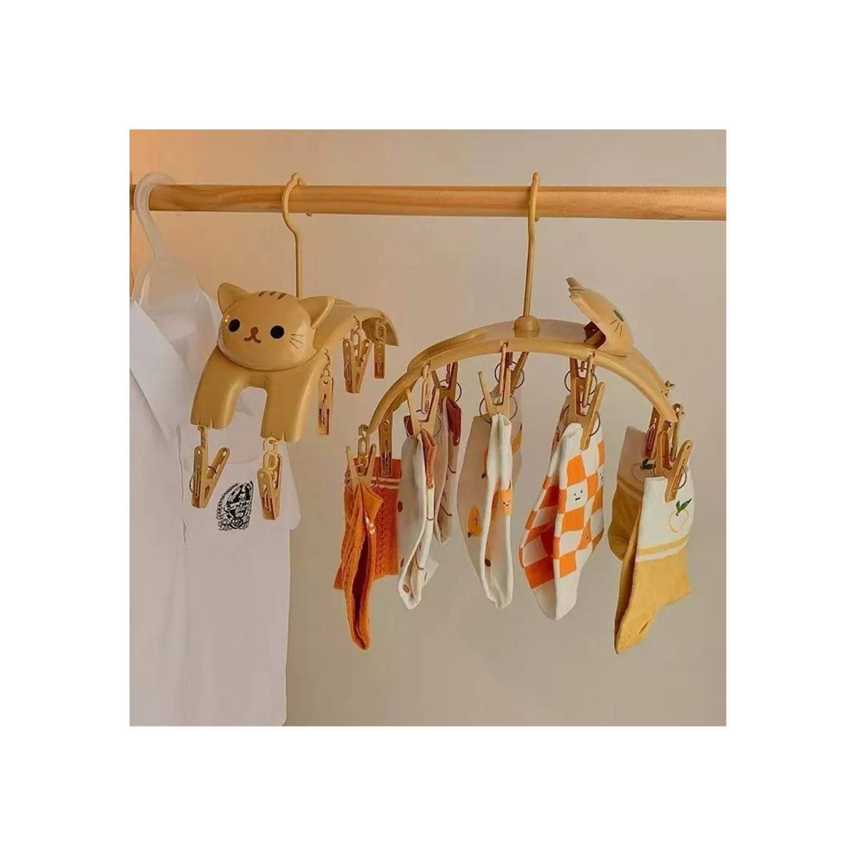 GENERICO - Tendedero perchero colgador de ropa kawaii 360