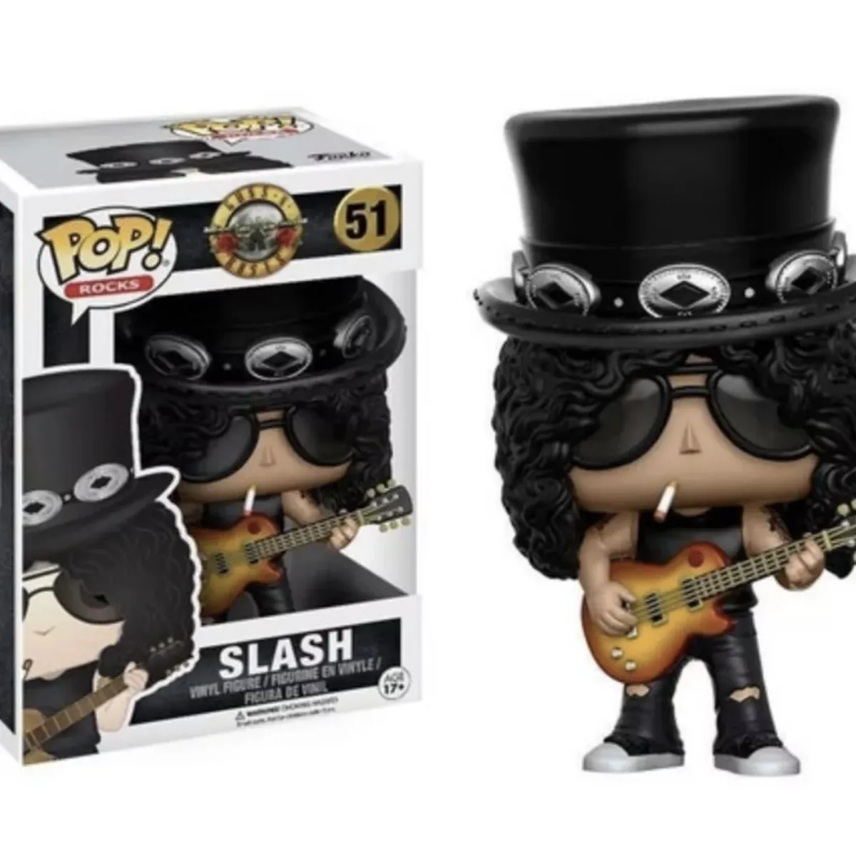 FUNKO - Slash Funko Pop 51 Guns And Roses Pop Rocks Original