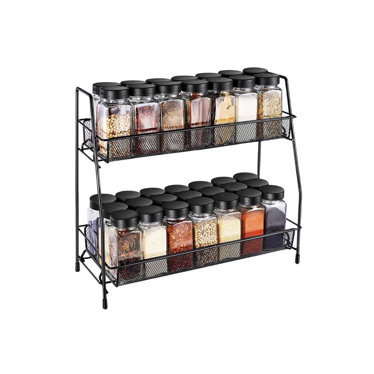 GENERICO - Estante Organizador de Cocina Condimentero Especiero 2 Cestas