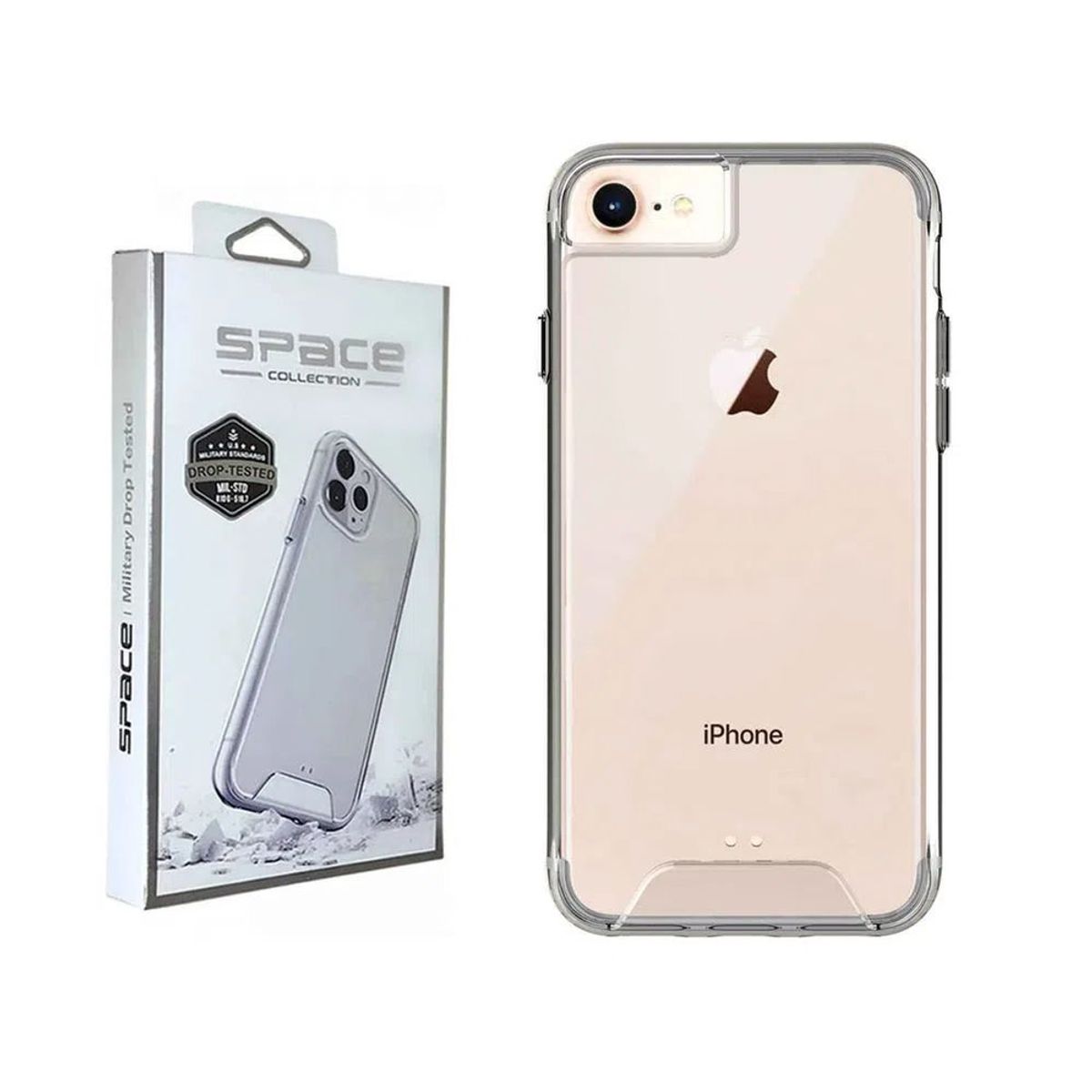 SPACE - Funda Para Iphone 8 Plus Space Transparente
