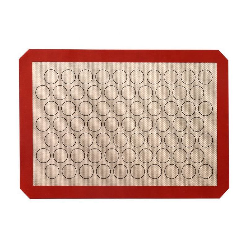 GENERICO - Tapete silpat macarons, galletas, brownies, alfajores  30 x 40 cm
