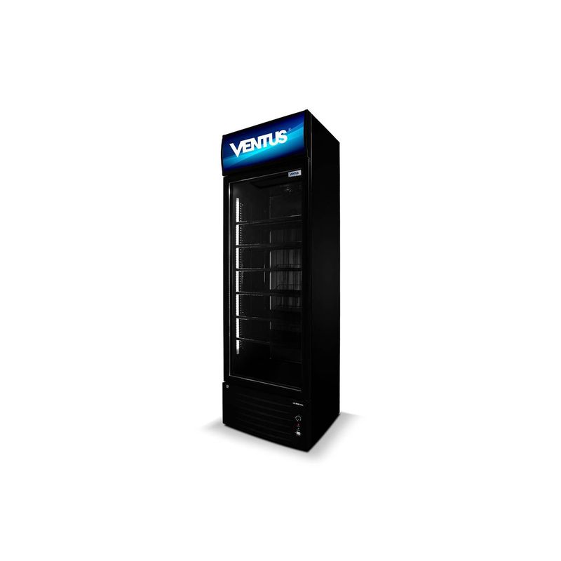 VENTUS - ventus visicooler 1 puerta 360L LG-360 BLACK - Negro.