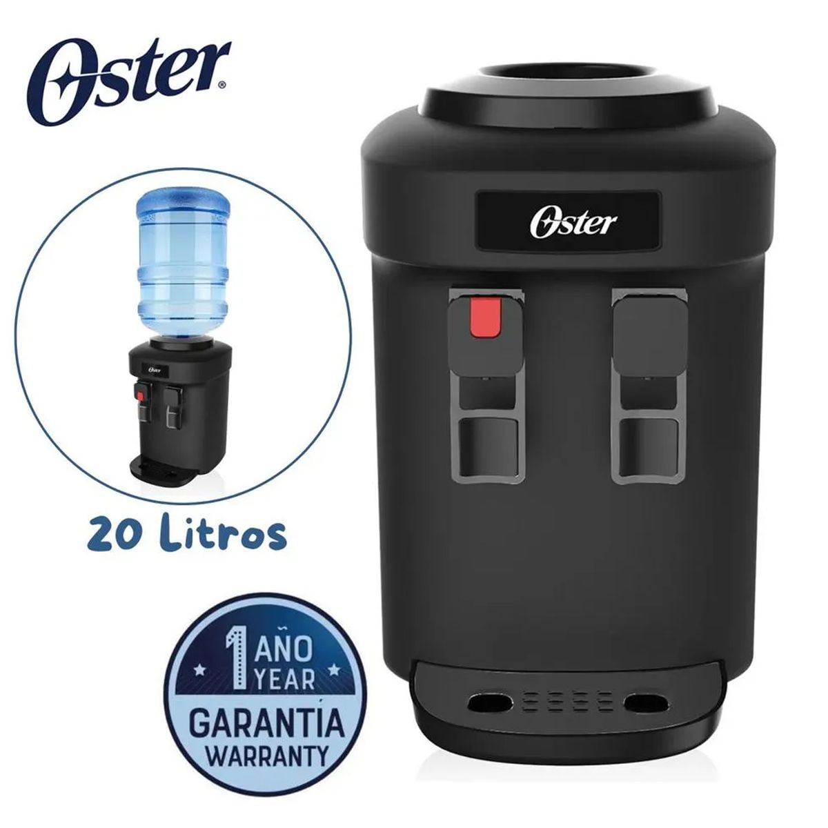 OSTER - Dispensador de agua Oster Negro OSPWD522B