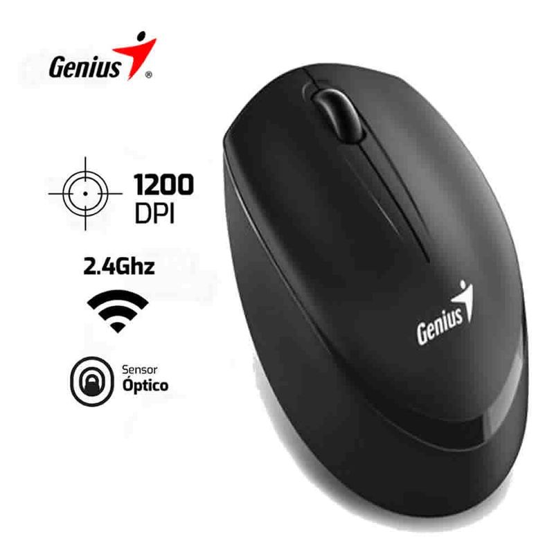 GENIUS - MOUSE GENIUS NX-7009 WIRELESS BLUEEYE BLACK