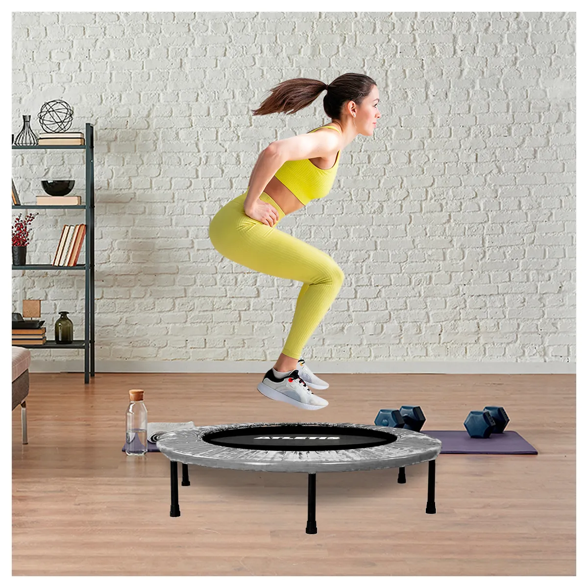 ATLETIS - Trampolin Atletis Plegable Fit 1mts