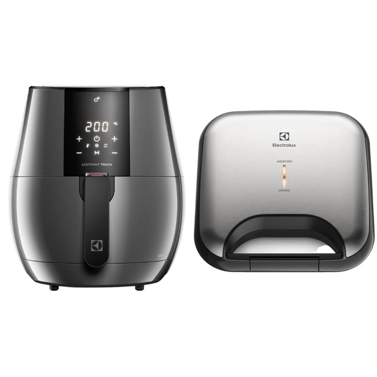 ELECTROLUX - Combo Freidora de Aire Digital EAF20+Sandwichera ESG20 Electrolux