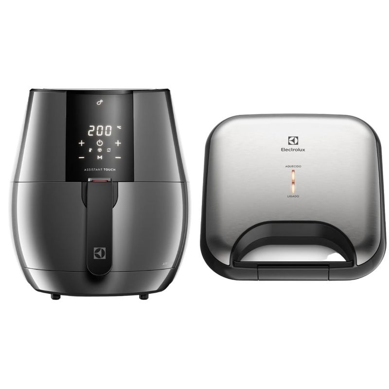 ELECTROLUX - Combo Freidora de Aire Digital EAF20+Sandwichera ESG20 Electrolux
