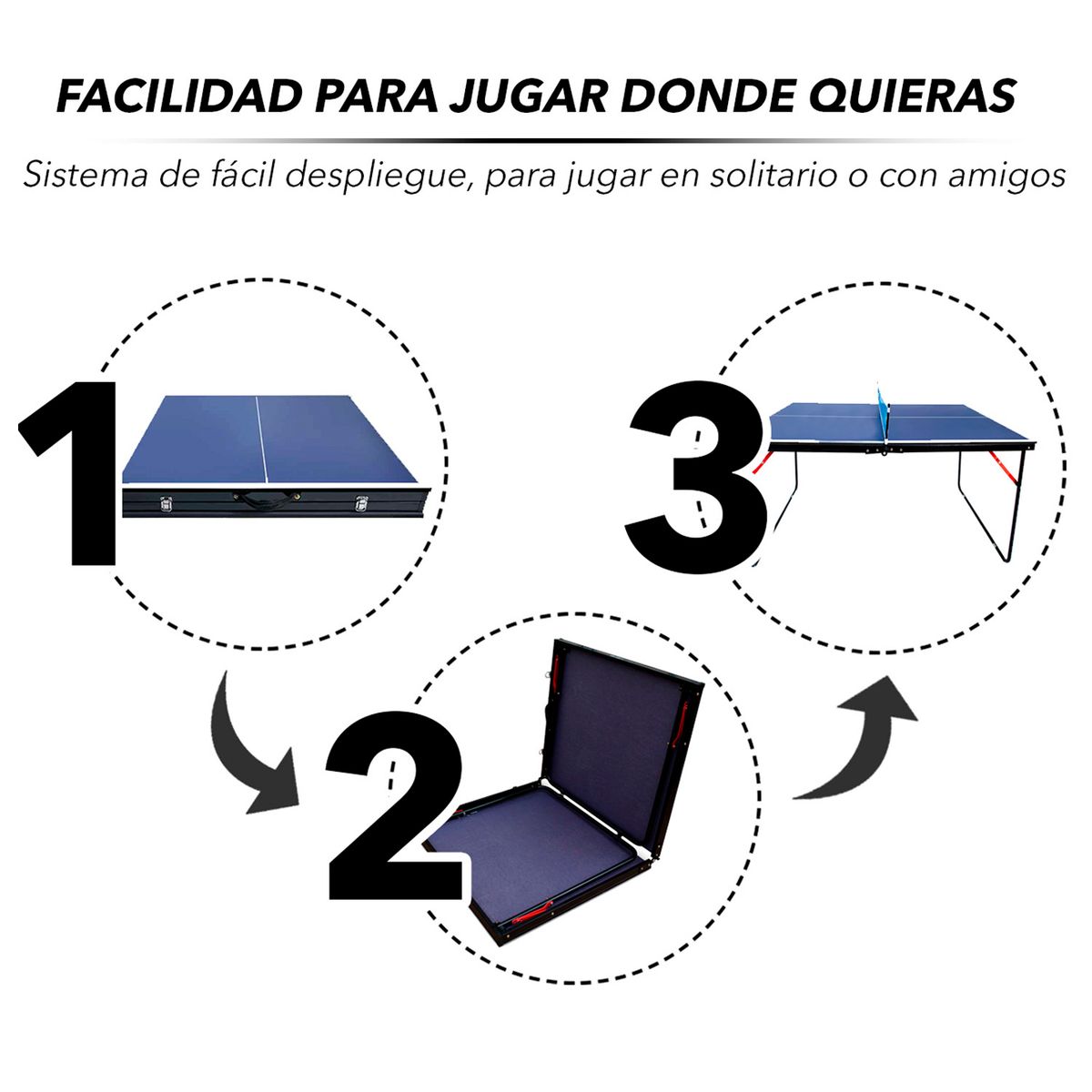 ATLETIS - Mini Mesa de Ping Pong Atletis
