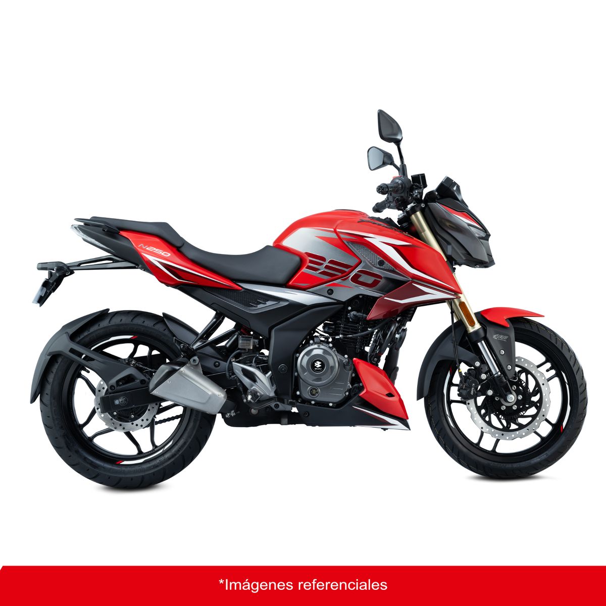 BAJAJ - MOTO PULSAR N 250 - ROJO