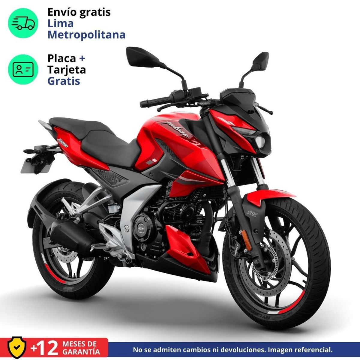 BAJAJ - MOTO PULSAR N 250 - ROJO