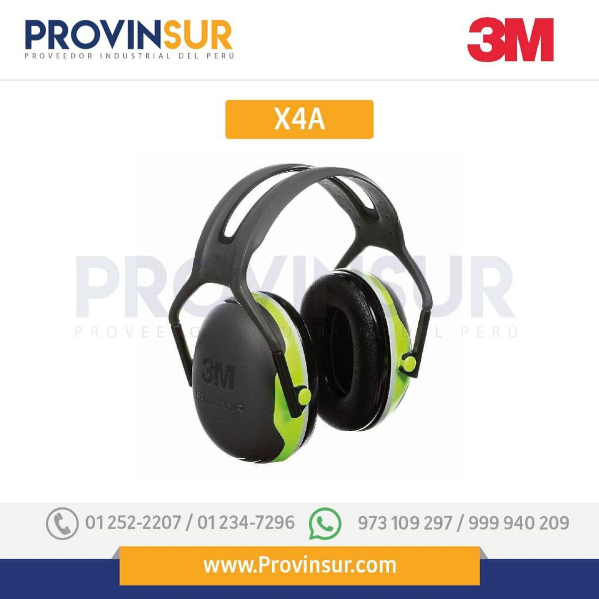 3M - Orejera PELTOR con Diadema Superior, NRR 27 dB